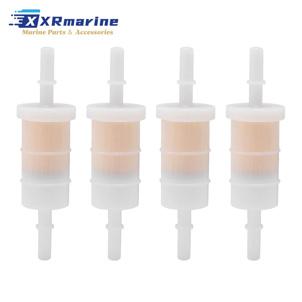 Inline Fuel Filter 879885Q Compatible with Mercury Mariner 30 To 300 HP Outboard Engines Replacement Parts 879885T Pack of 4