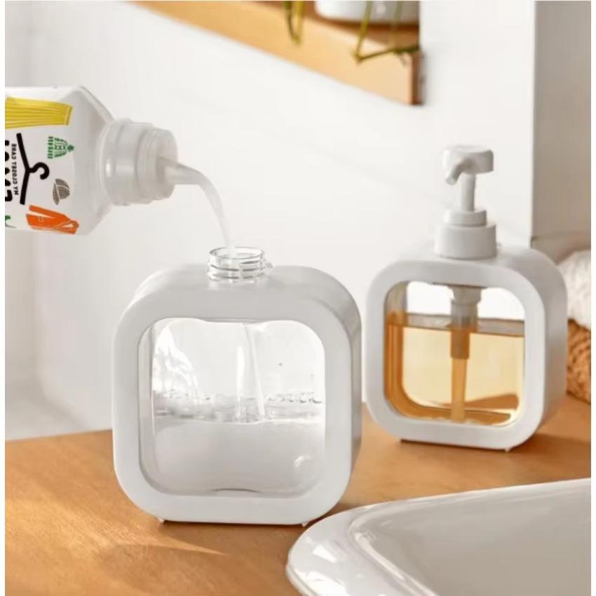 1 Pcs Soap Shampoo Shower Lotion Hand Shampoo Bottles Soap Refillable Soap Pump Dispenser Empty Bottle Dispenser with Press Pump