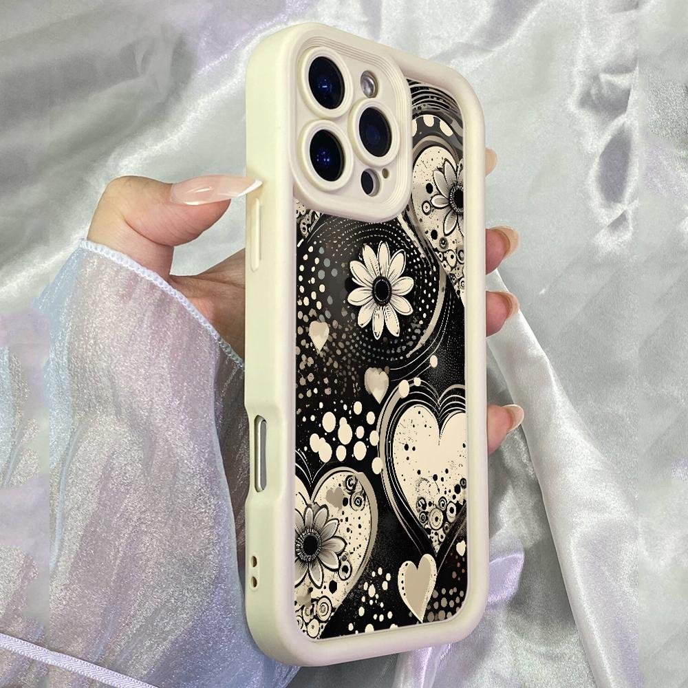 JT12 All the Beautiful Color's Love Realme 14 15 Huawei P40 Honor 70 90 Infinix Tecno itel Motorola Google All Model Angel eyes Soft TPU Phone Case