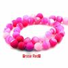 Natural Multi-color Frosted Agate Loose Beads for DIY Jewelry Accessories