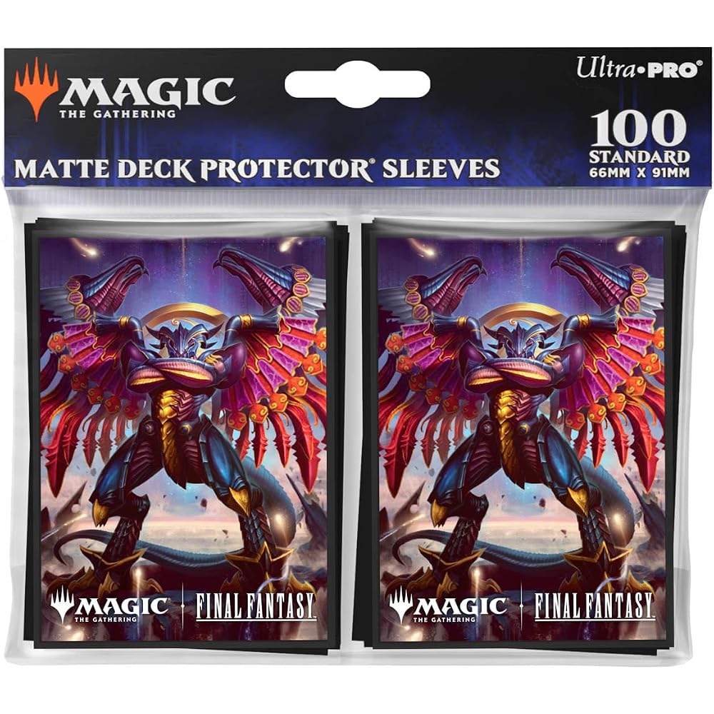 Ultra PRO - Final Fantasy x Universe Beyond Summon Bahamut 100 Deck Protector Sleeves Magic: The ...