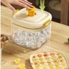 Large Capacity Press Ice Tray 25 Grid Ice Storage Tray Ice Cube Mold  Household Use