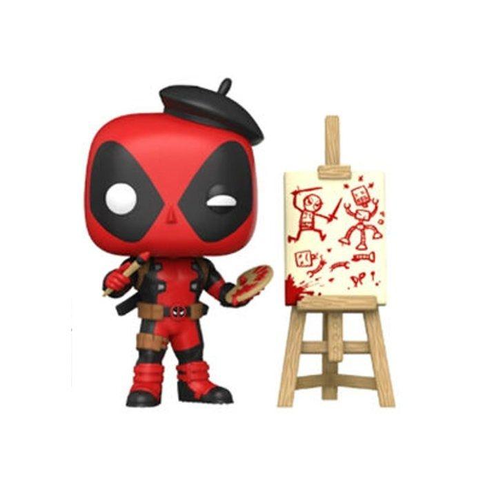Funko Pop! Marvel: Deadpool - Deadpool as French Painter - US Exclusive