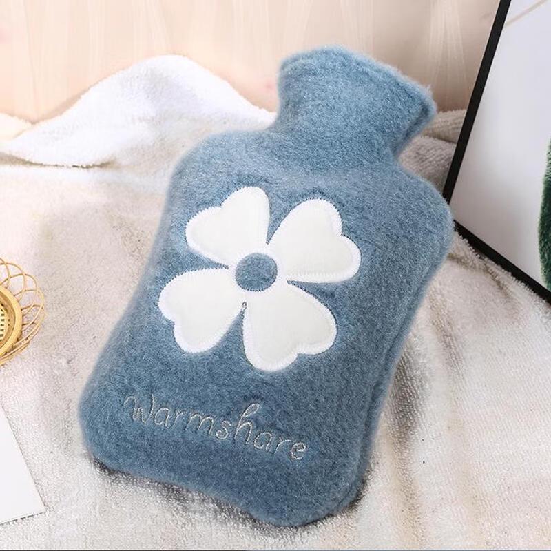 DUTRIEUX Niedliches Plüsch-Heißwasserflasche mit vierblättrigem Kleeblatt