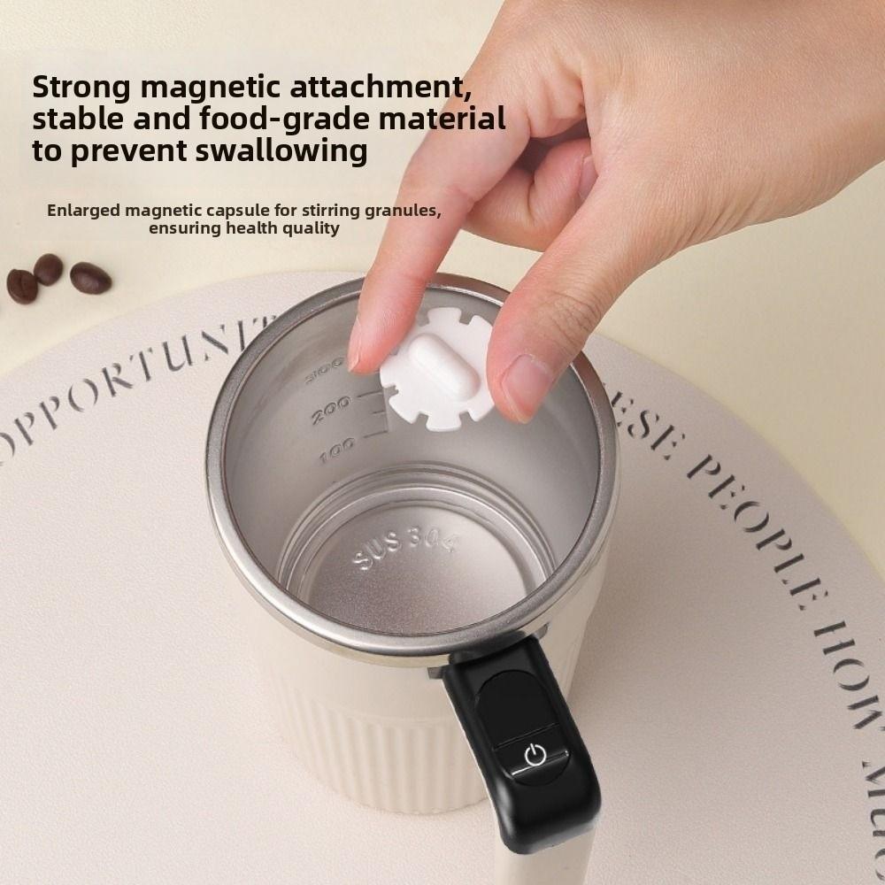 400ml Capacity Mixing Cup Temperature Display Electric Coffee Mug Self Stirring Mug  Travel Use