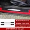 Car Carbon Fiber Decorative Cover Suitable for Ford Mustang 2009 2010 2011 2012 2013 2014 Accessories Door Baffle Sticker