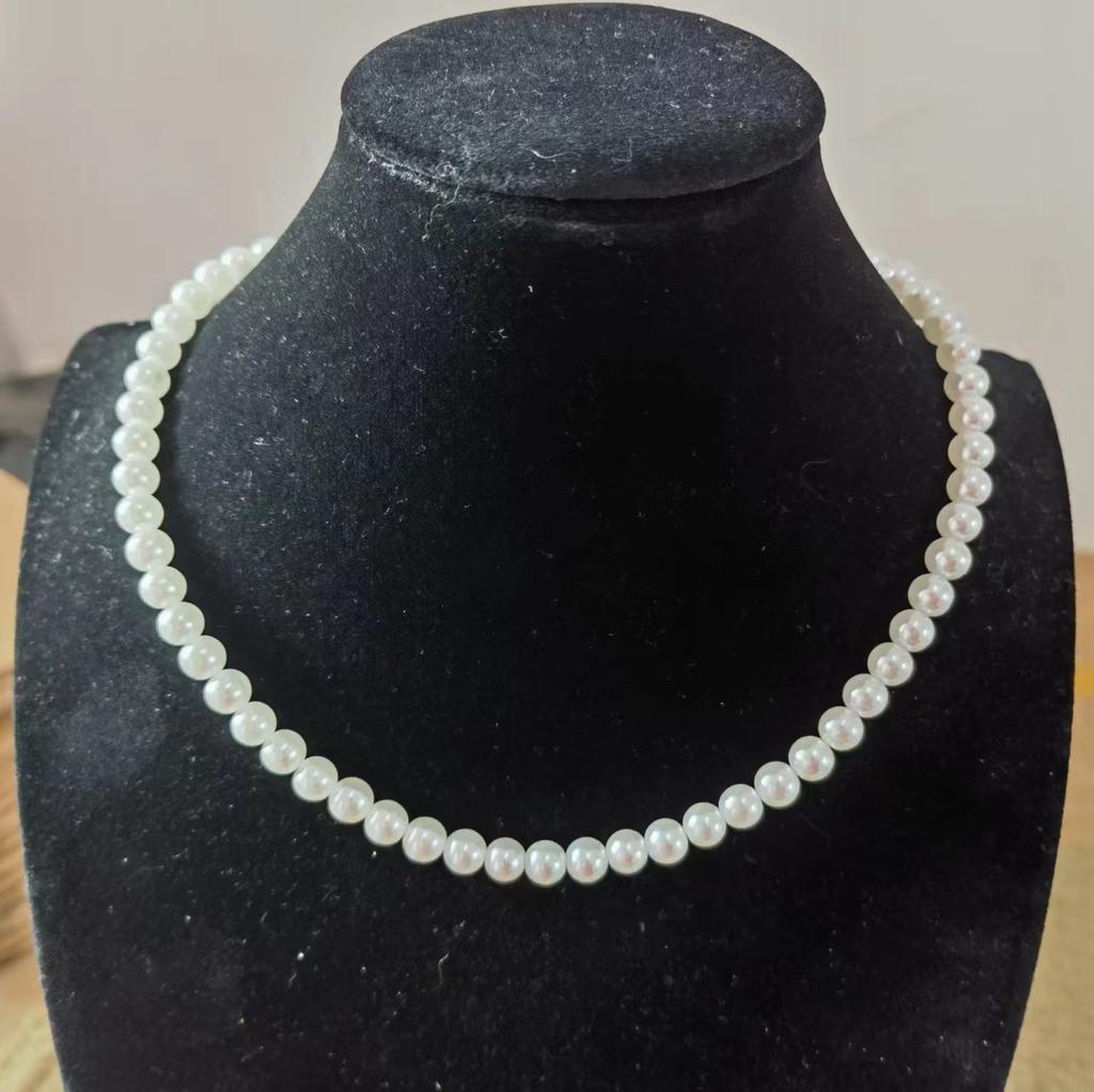 Antique Collarbone Chain, Pearl Necklace, Neck Chain, Summer Niche Versatile Personality Design Items