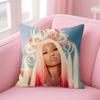 NNicki MinajJ Pink Friday Cushion Cover Natural Linen Pillow Case DoubleSided Print Decorative Sofa Pillowcase Home Decor Gift