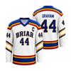 Off Campus Briar University Graham No.44 22 46 66 Hockey Jersey Men Women Kids Long Sleeve T-Shirt Summer Casual Streetwear Tops