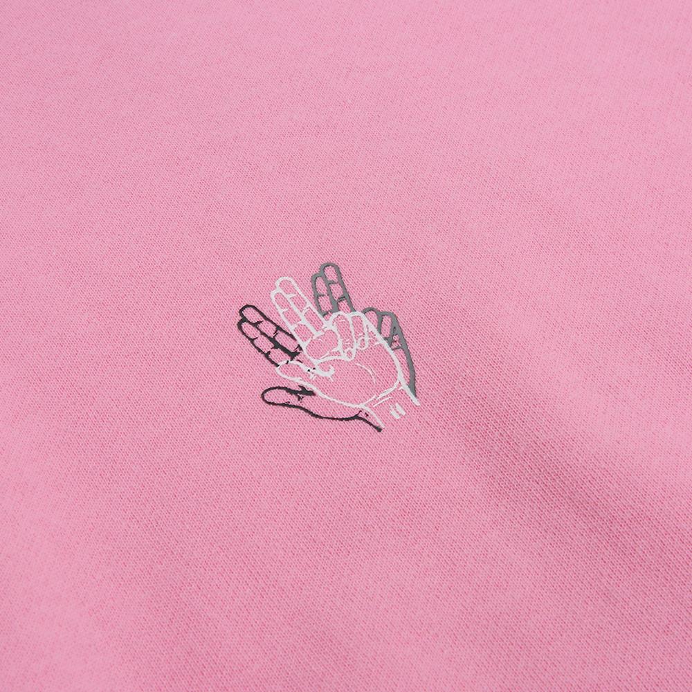 VIBRATE Classic Mini Logo Sweat Shirt (Pink)