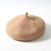 Woolen Warm Winter Kids Berets Solid Color Baby Pumpkin Cap Infant Winter Beanie  For Baby Girl
