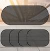 Car Mesh Suction Cup Sunshade Foldable Car Side Rear Window Sunshade UV Protection Auto Sun Visor Curtain With Suction Cup