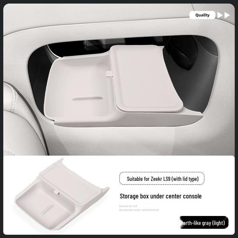 Silicone Dustproof Storage Box for Zhiqi LS9 Car Lower Compartment