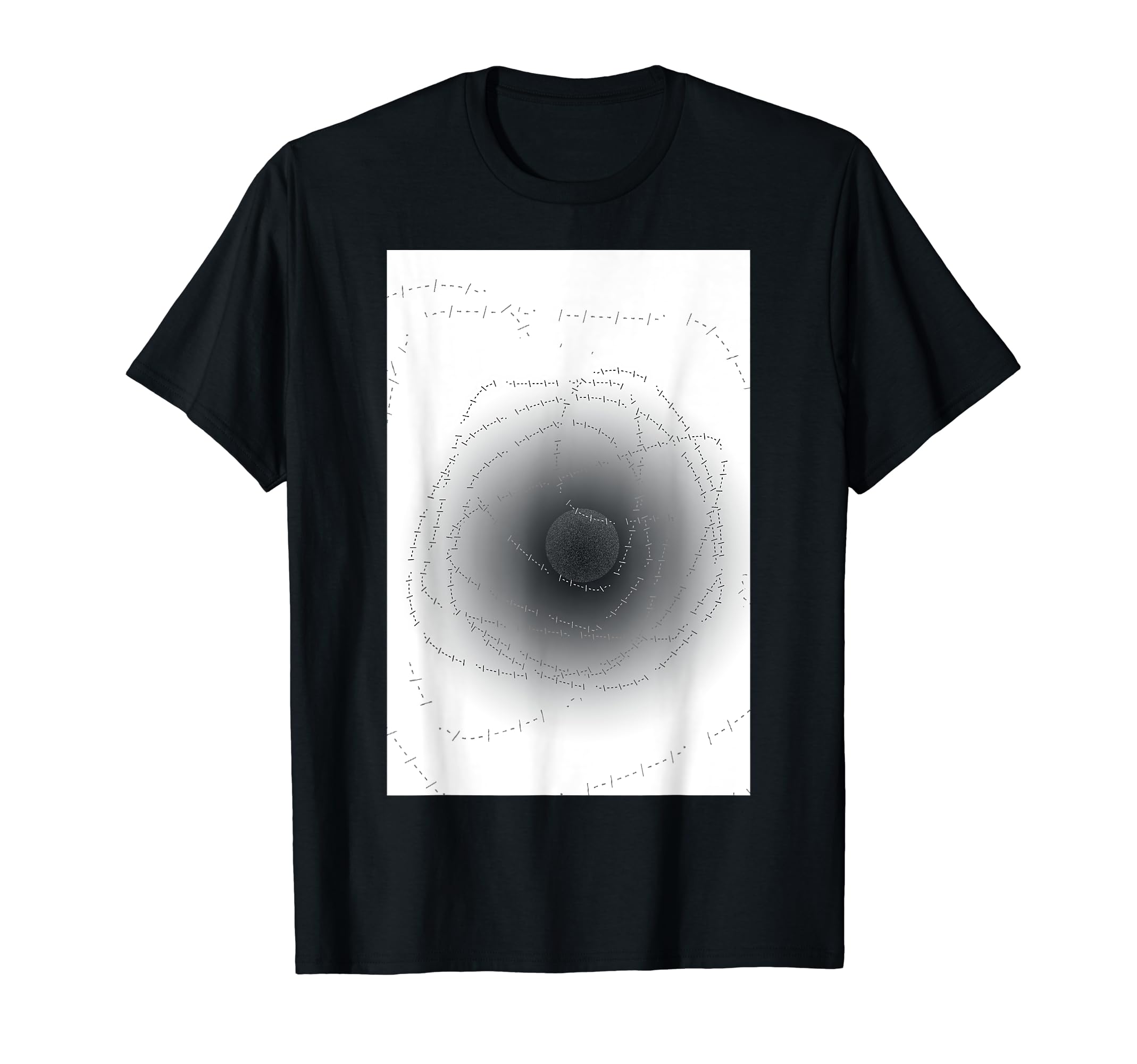 

Lunar Conversations Abstract Morse Code Moonlit T-Shirt