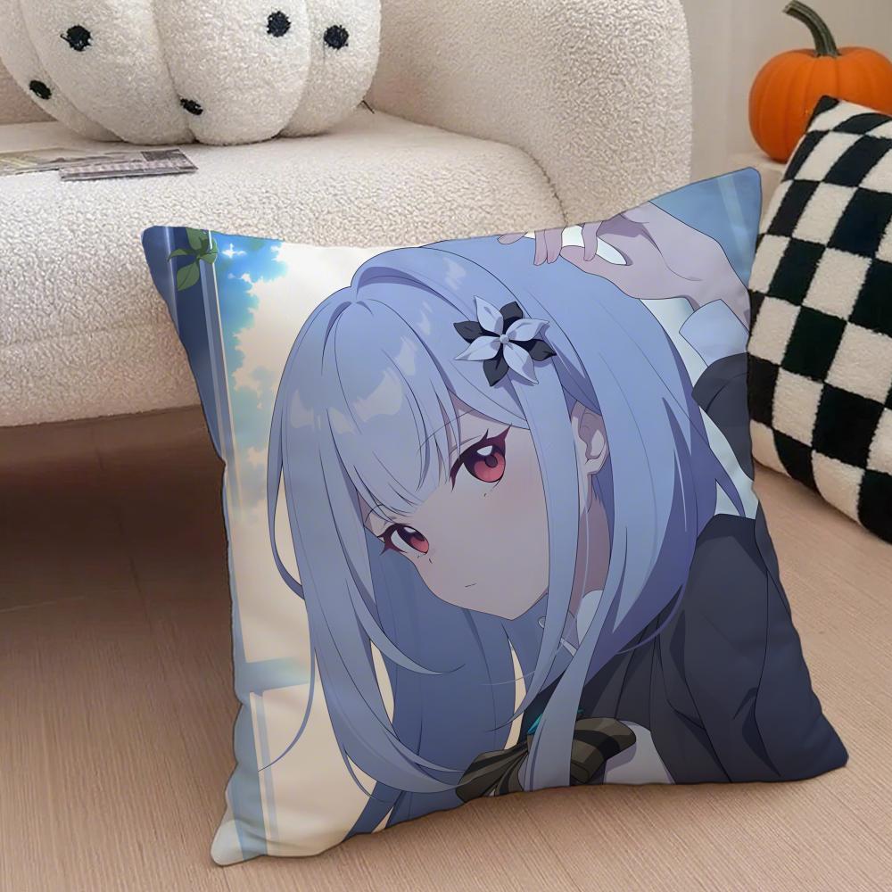 Fashion Dreamlike 2D Game SStellasora Cushion Cover Linen Pillow Case Soft Breathable Protective Couch Room Decoration