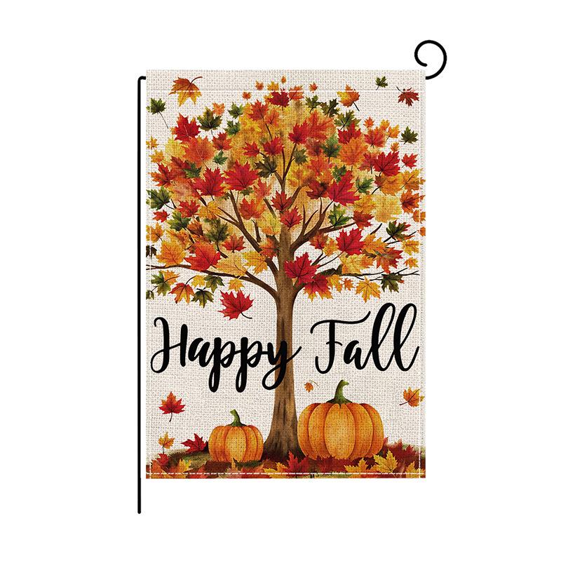 

Праздник урожая Садовый флагОсенняя тыква Принт Буква Украшение двора Маленький флаг HYQ072-9