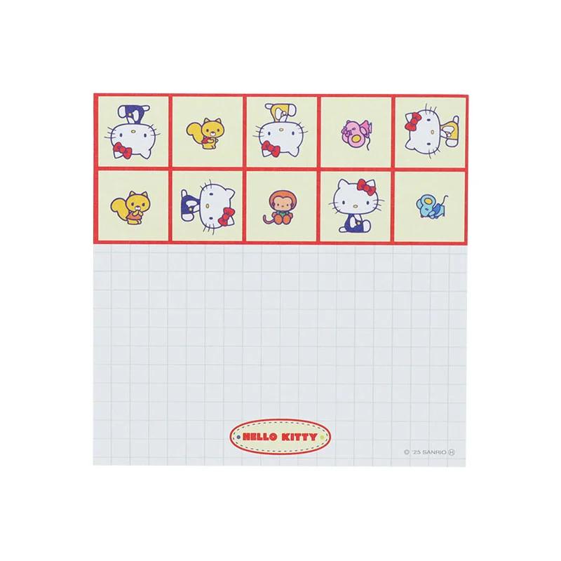 Sanrio Hello Kitty Square Memo Pad ( Retro ) Japan NEW Sanrio Characters