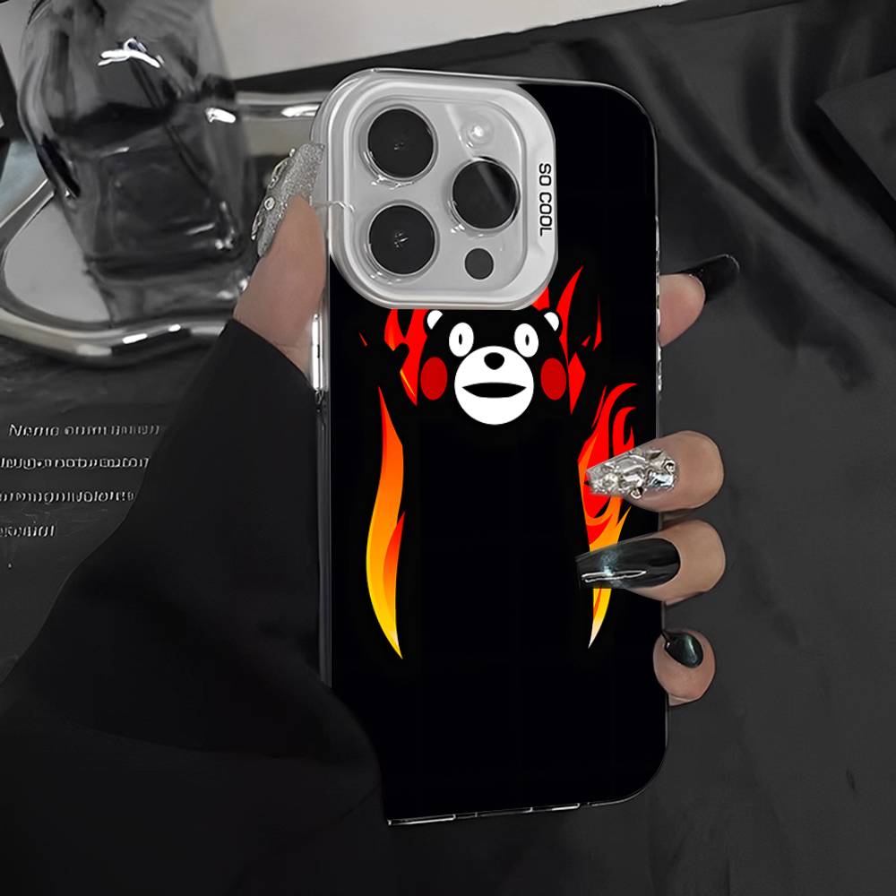 Kumamon For IPhone 17 16 15 14 13 12 11 Pro Max Plus Matte Color Back Phone Cover