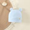 Pure Cotton Double Layer Newborn Hat for 0-3 Months, Suitable for Autumn/Winter