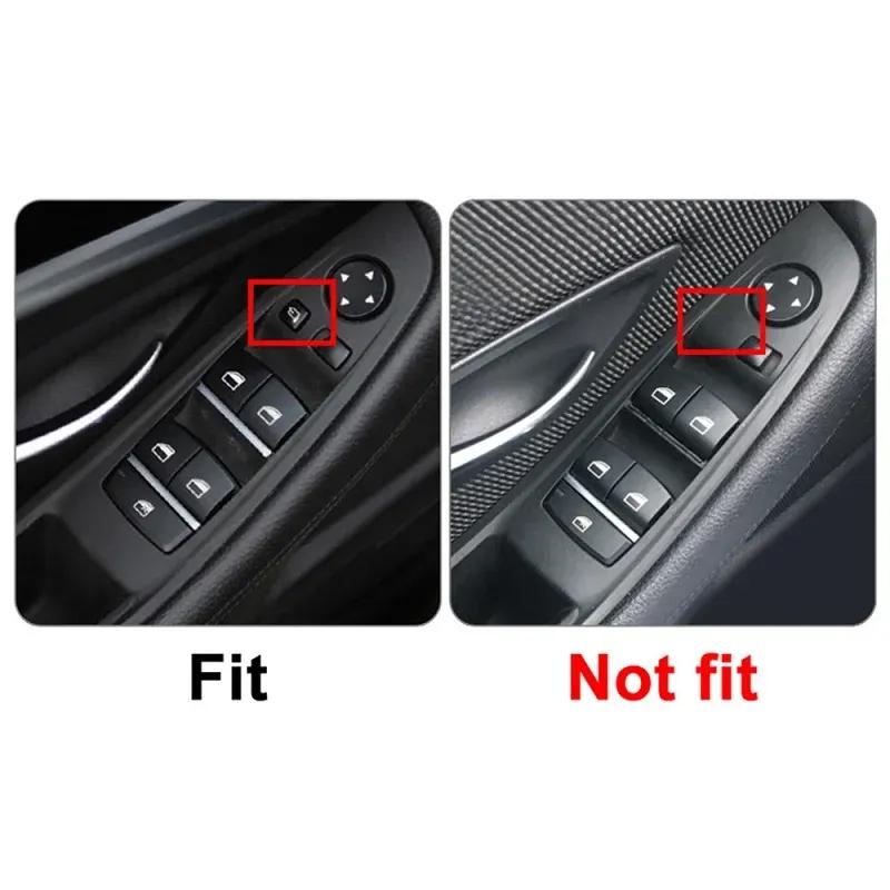 4 Couleurs Conduite à Gauche LHD Beige Noir Fibre de Carbone Poignée de Porte Intérieure de Voiture Tirette Ensemble de 7 Pièces Pour BMW Série 5 F10 F18 523 525 528