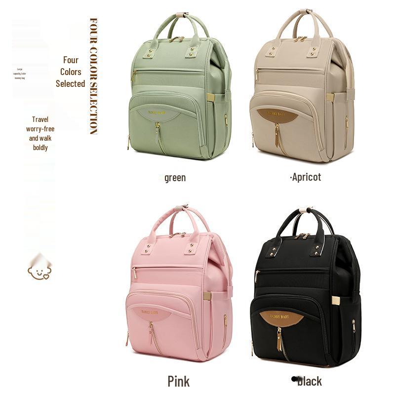 Lightweight Multifunctional Mommy Backpack: Large Capacity Baby Supplies & Storage Bag