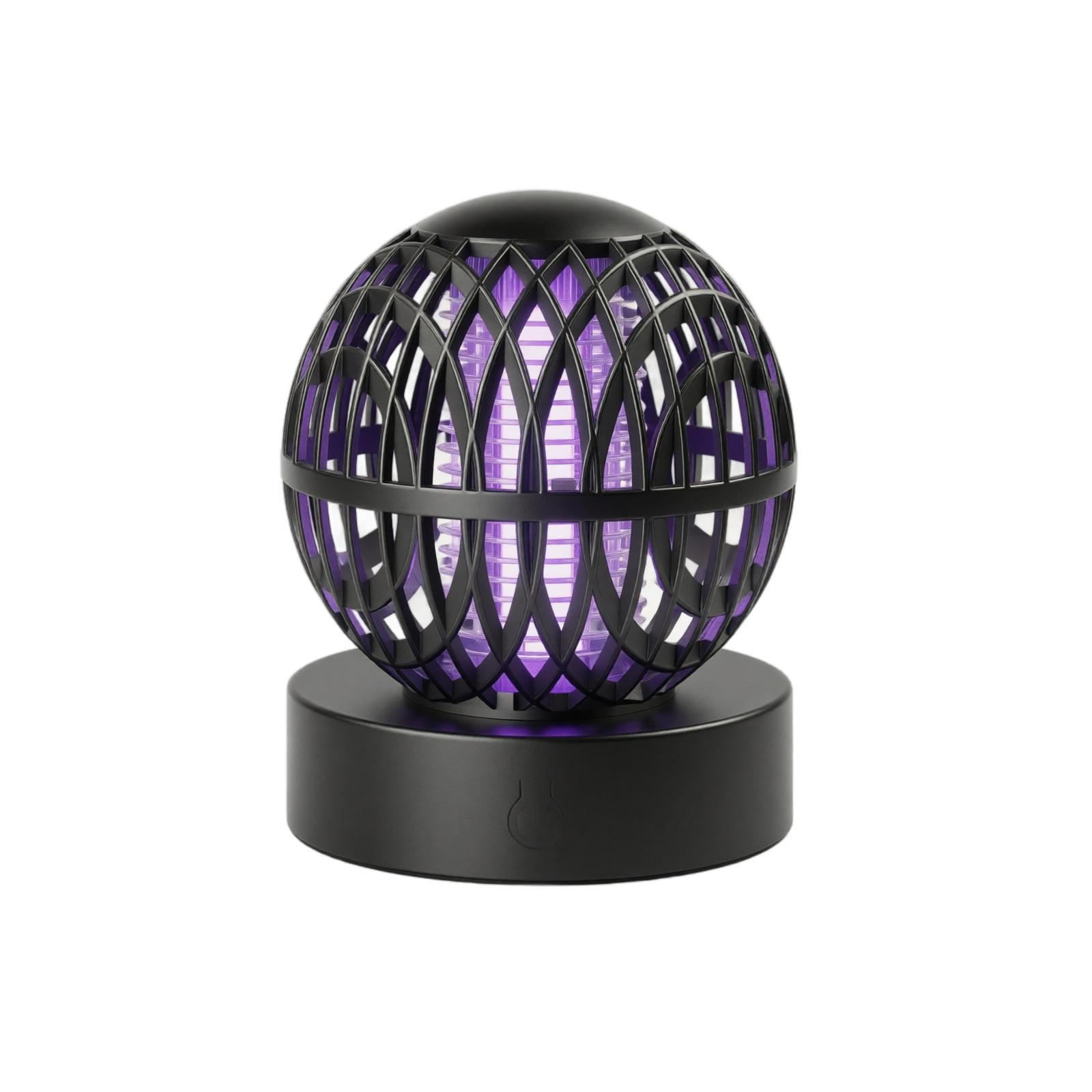 Electric Mosquito Killer Lamp Desktop Insect Trap Indoor Silent Operation UV Light Fly Catcher for Home Office Bedroom ONE SIZE чёрный