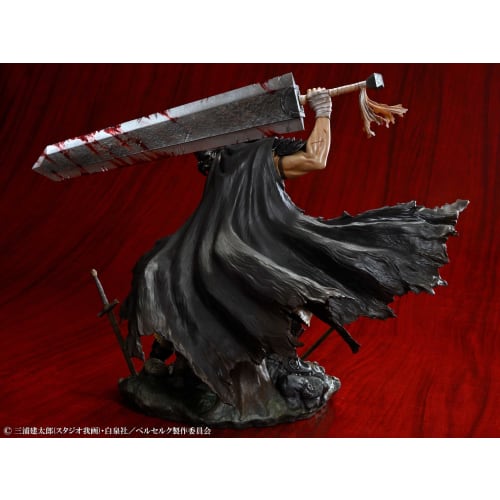 TV Anime "Berserk" Guts Black Swordsman Ver. Approximately 265mm PVC & ABS Pre-painted Finished Figure