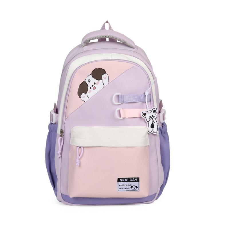 Schoolbag wholesale girls small fresh schoolbag ins Japanese high school students lightweight backpack cute girl contrasting backpack