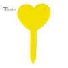 Plastic Plant Markers 100Pcs Heart Shape Tags Waterproof Gardening Labels Reusable for Pots Flower Beds Herb Gardens Identification