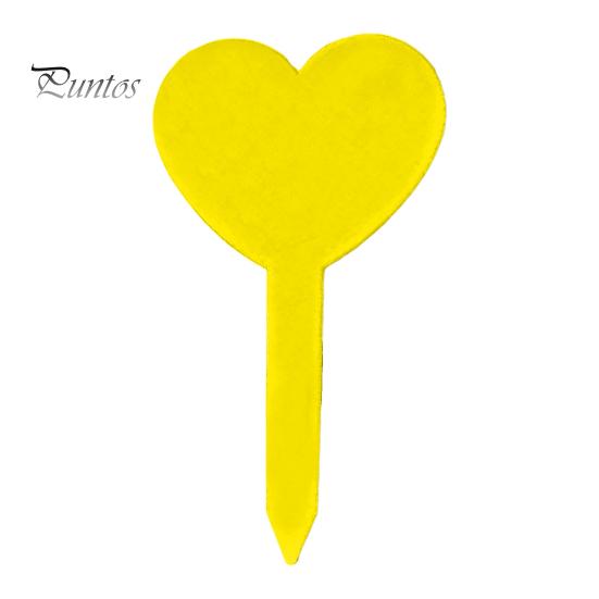 Plastic Plant Markers 100Pcs Heart Shape Tags Waterproof Gardening Labels Reusable for Pots Flower Beds Herb Gardens Identification