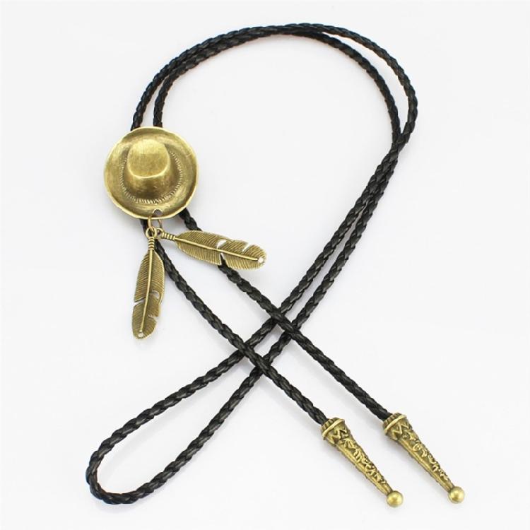 Cool Bolo Tie Necktie Western Cowboy Necktie Necklace Male Costume Accessory