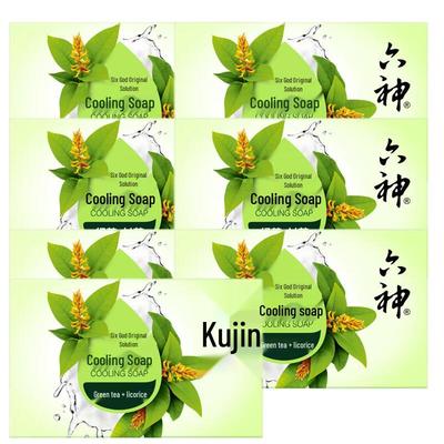 Liou Shen Kylande Tvål Grönt Te & Lakrits (7 x 125g)