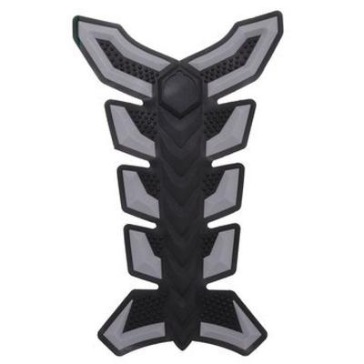 3D Rubber Tank Pad Protector Fish Bone Decal Sticker for Motorcycle ATV Vehicles