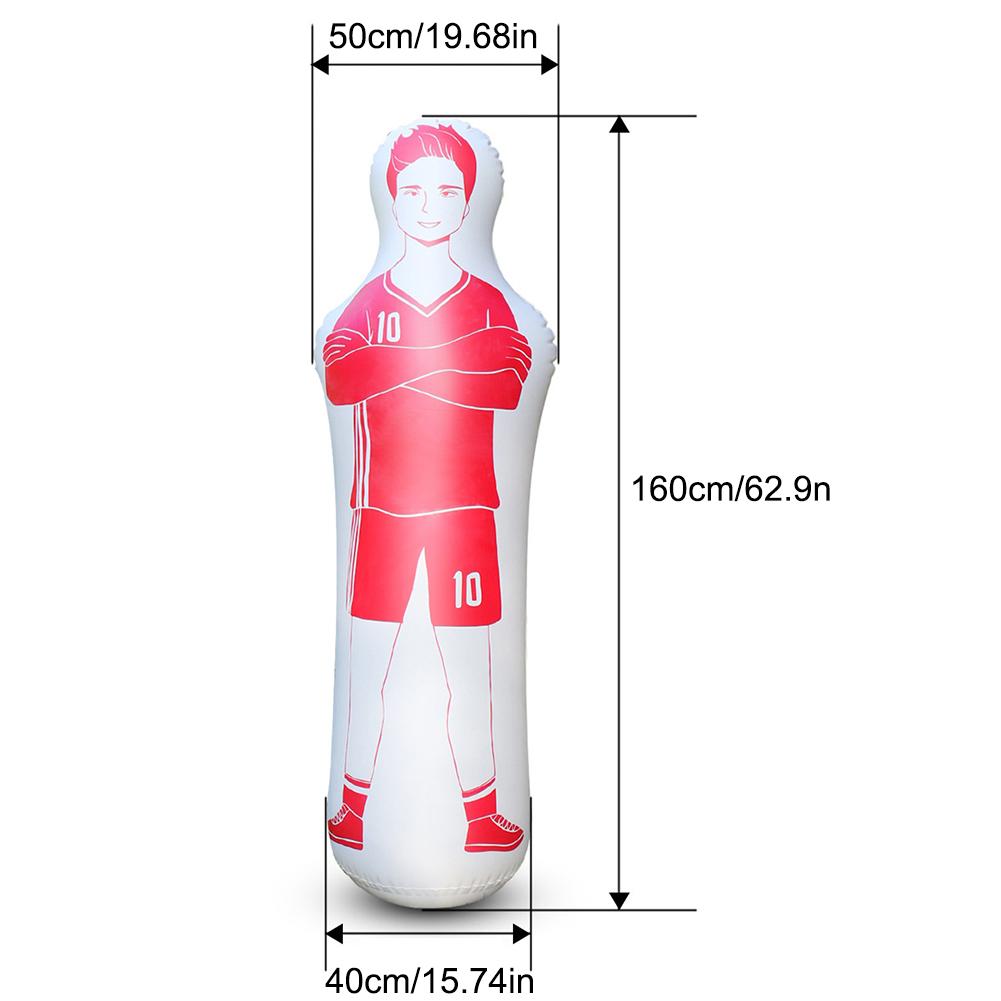 Air Mannequins Free Kick Defender Inflatable Punching Bag Standing Boxing Bag for Home Exercise for Children Adults