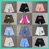Unisex Locker geschnittene Baumwollshorts mit grafischem Buchstabenaufdruck Streetwear Freizeitkleidung