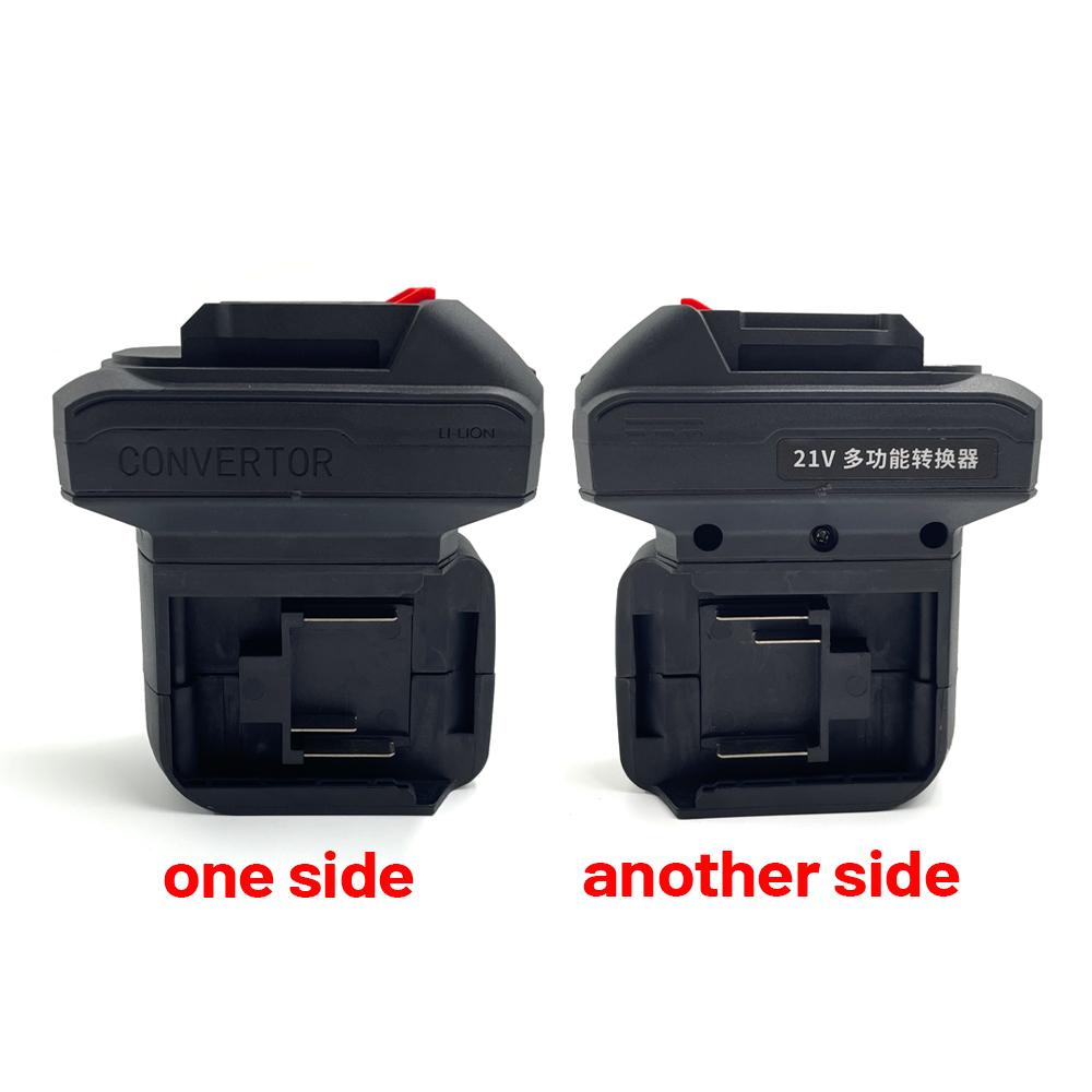 2 In 1 Battery Converter for Makita Impact Drill Wrench Screwdrivers for 18V Battery Adapter Electrical Tool Accessory