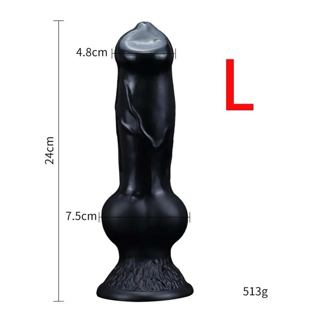 Realistic Dog Dildo Big Butt Anal Plug Vaginal Masturbation Adult Dildos Sex Toys for Male and Female Huge Monster Horses Penis