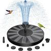 Solar Water Fountain Pool Pond Waterfall Fountain Garden Decoration Outdoor Bird Bath Solar Powered Floating Water Pump