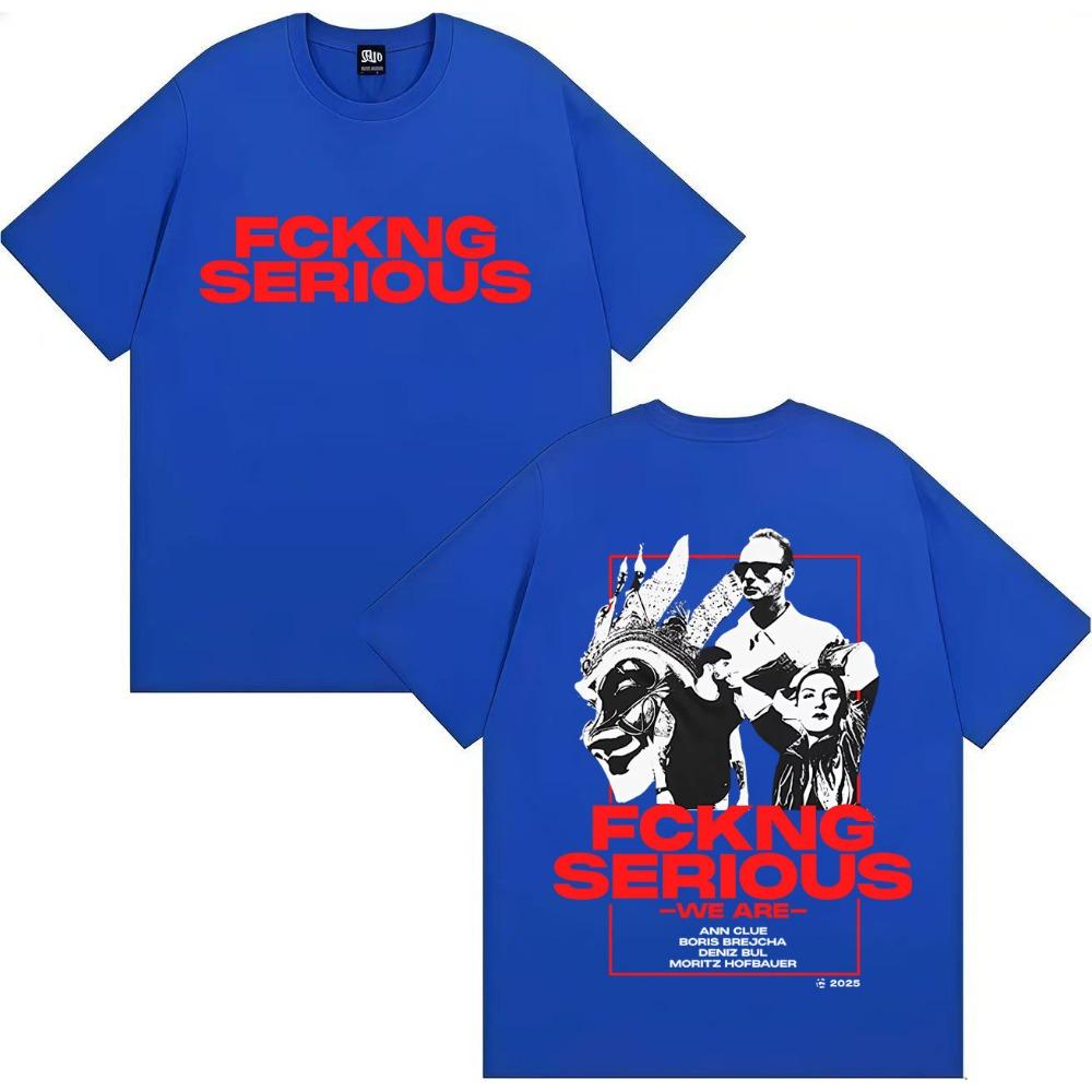 Streetwear Boris Brejcha Serious Harajuku T-shirt for Men and Women Summer Pure Cotton Printed Loose T-shirt