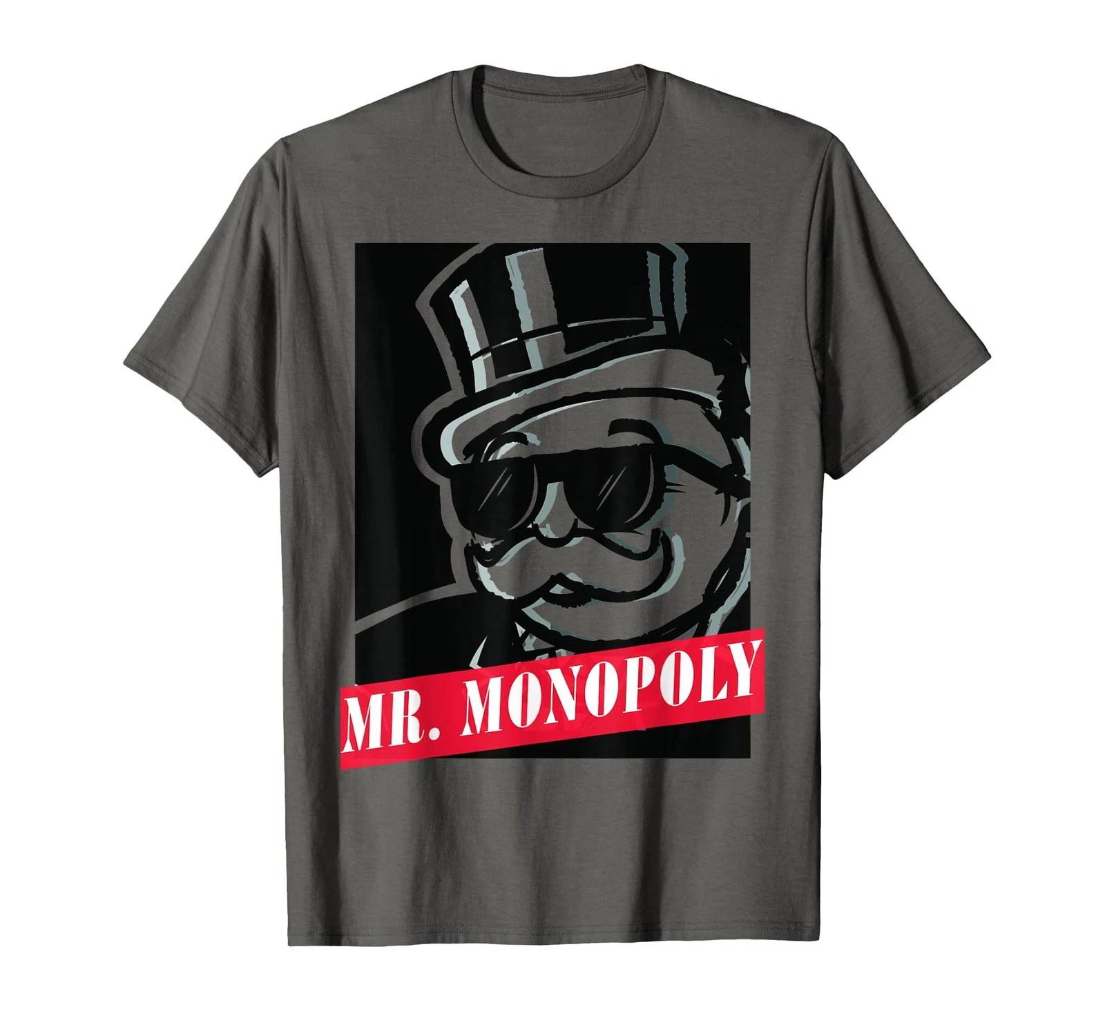 Monopoly Mr. Monopoly Graphic Poster T-Shirt_ XL