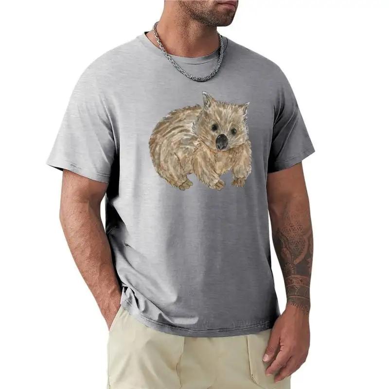 Wombat - Australian Animal painting T-Shirt Short t-shirt graphics t shirt sweat shirts sweat shirts,
