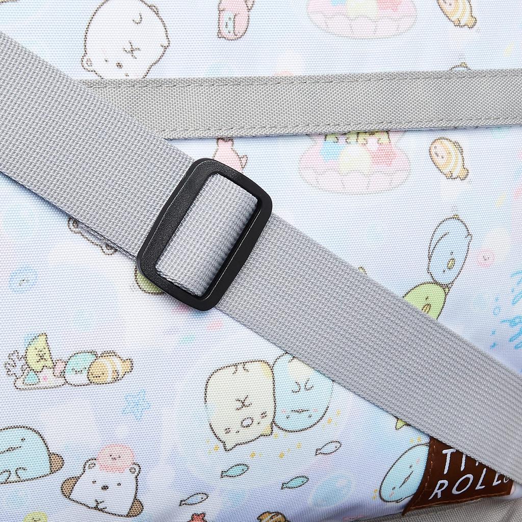 Boston Bag Sumikkogurashi Travel Large Capacity 40L One Night Two Nights Shoulder Belt Included 2WAY Purple [Title Roll]