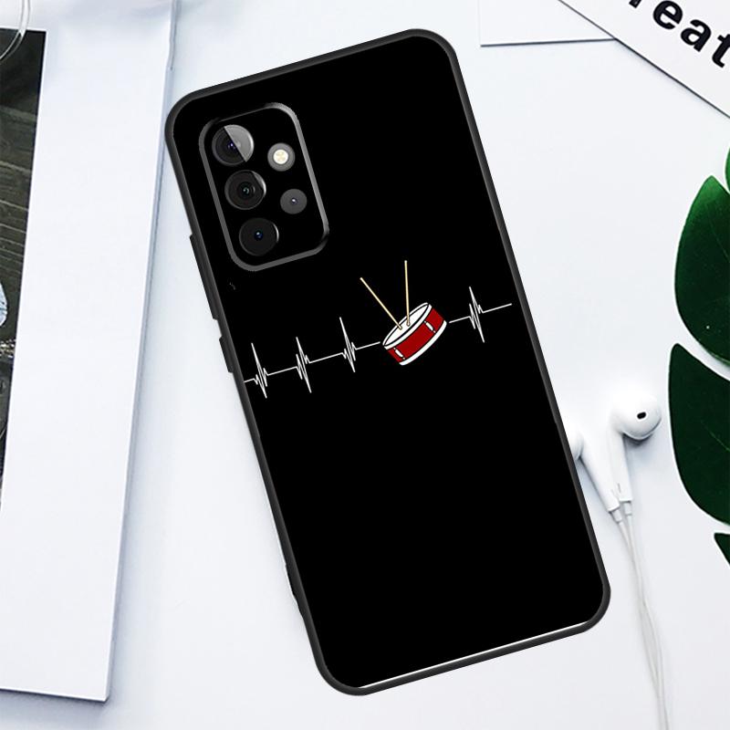 Drum Drummer Music DJ For Samsung Galaxy A13 A53 A33 A54 A34 A14 A55 A35 A15 A05 A06 A16 A22 A32 A52 Phone Case