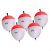 5 Brightly Colored Oval Shaped EVA Foam Fishing Buoys, High Buoyancy for Trout, Catfish, Bass And