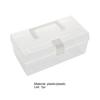 Storage Box Large Capacity Transparent Plastic All-purpose Face Cover Clear Organizer Box for Home