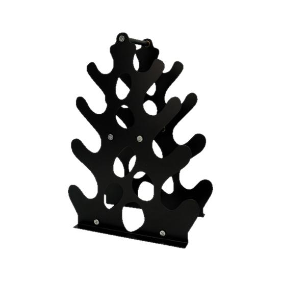 Yousheng 4-Tier Dumbbell Rack Heavy Duty Weight Stand with Handle Space Saving A-Frame Metal Home Gym Workout Dumbbell Holder