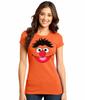 Sesame Street Ernie Face Junior Women's T-Shirt