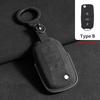 Suede Leather Car Key For Volkswagen VW DASAUTO PASSAT TAYRON Sagitar Tiguan Teramont CC Golf Bora Tavendor ID.3 TALAGON Magotan