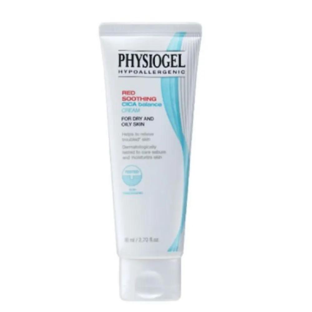 Physiogel Red Soothing Cica Balance Moisturizing Cream 80ml Soothing for Dehydrated Oily Skin and Acne