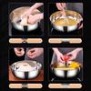Shangqi 316 Stainless Steel Dough Kneading Bowl with Lid, 32CM